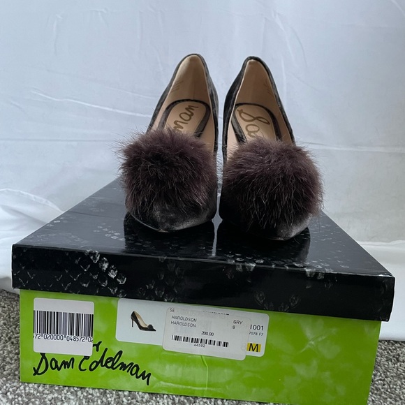 EUC Sam Edelman Haroldson velvet heels - Picture 2 of 7